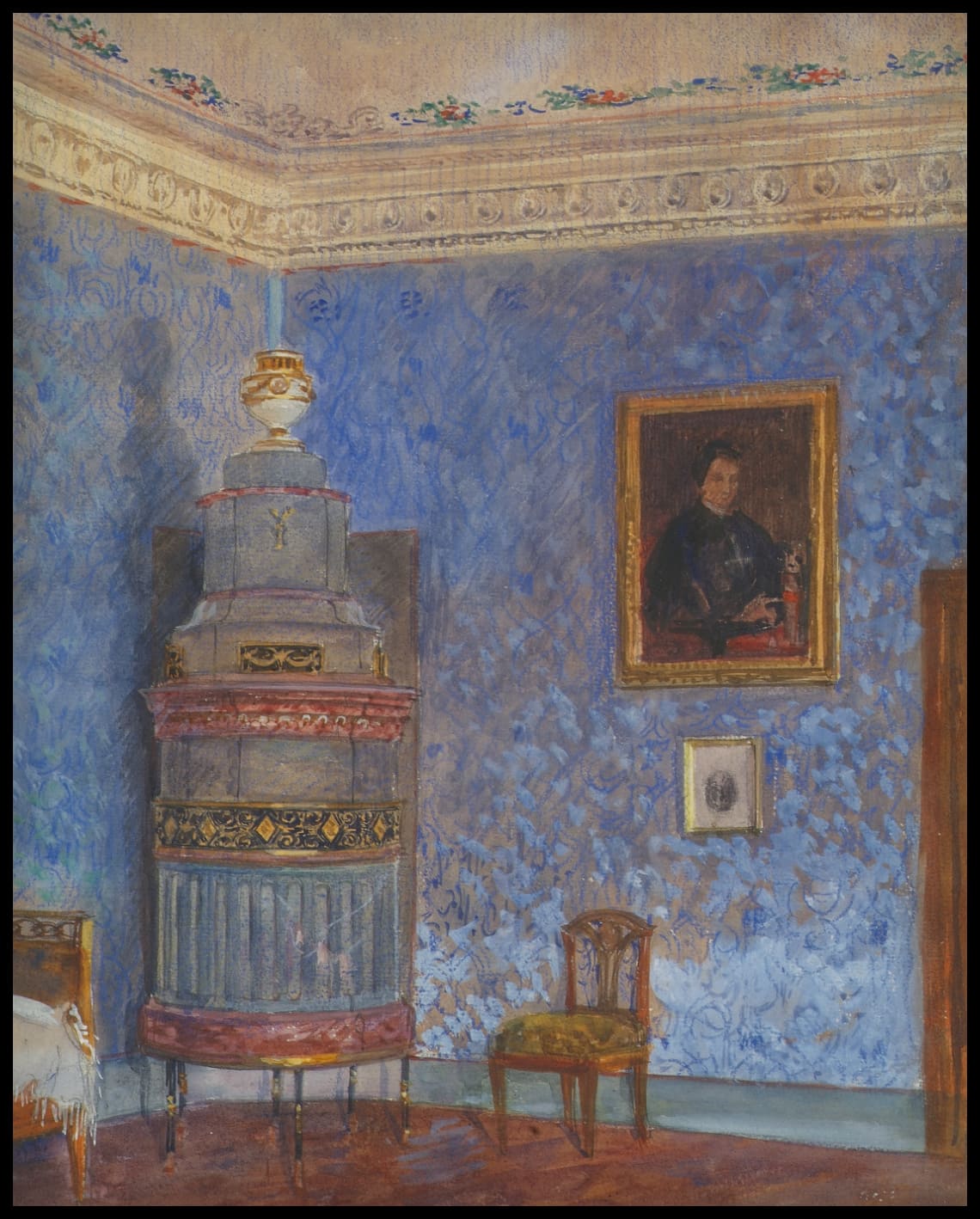 Blue interior