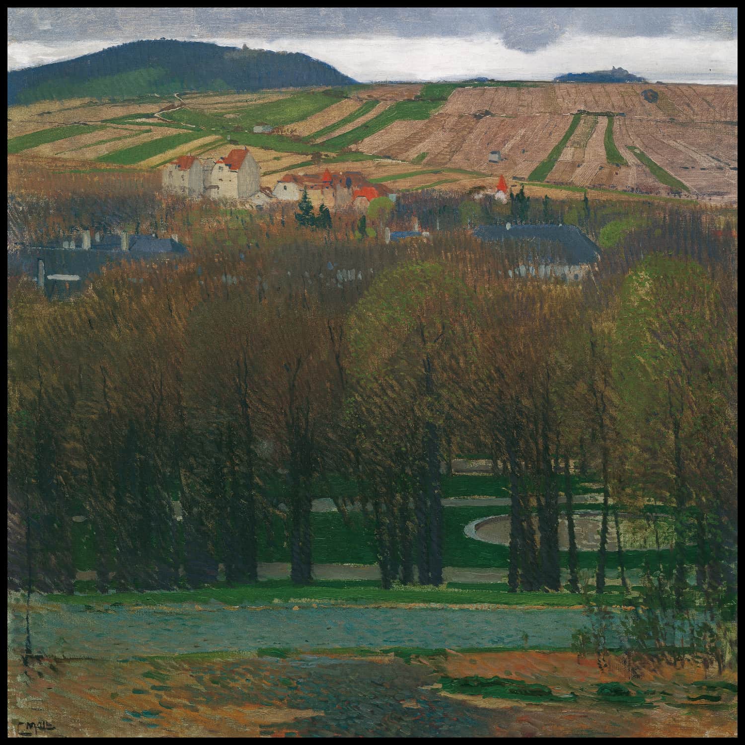 Blick von Heiligenstadt auf den Nussberg