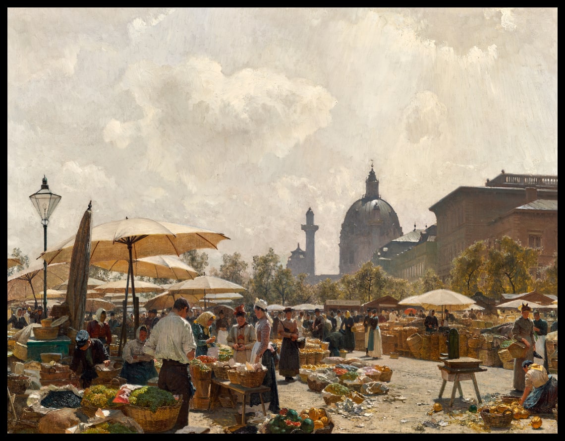 Der Naschmarkt in Wien