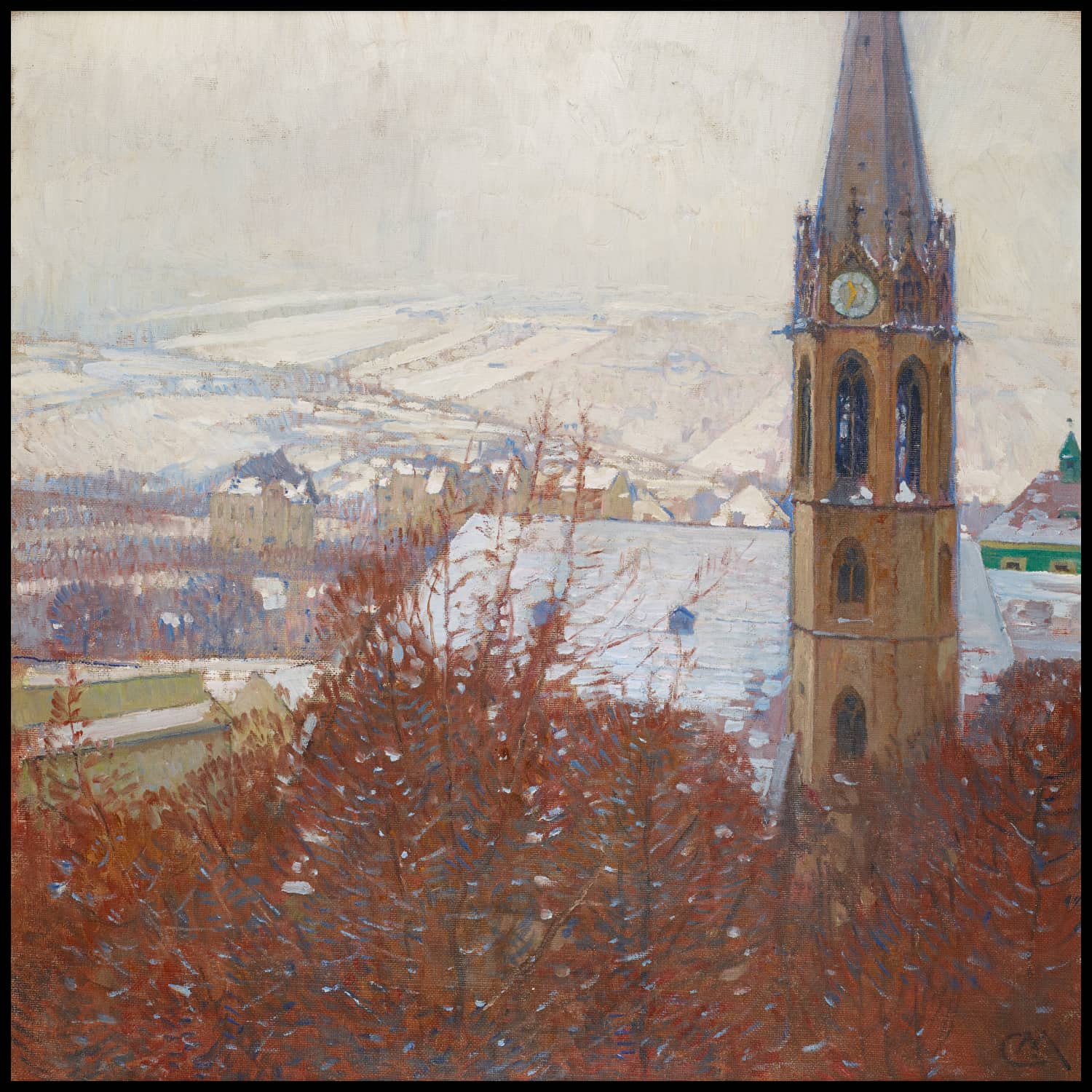 Heiligenstadt im Schnee