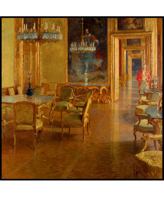 Interieur im Winterpalais des Prinzen Eugen von Savoyen in der Himmelpfortgasse