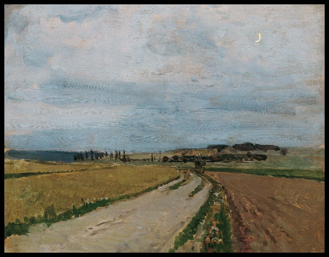 Stimmungsstudie Abend, Michelhausen Plankenberg