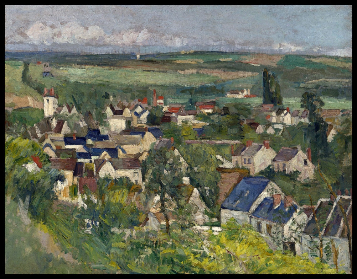 Panoramablick auf Auvers