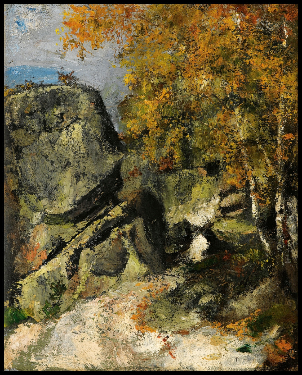 Rocks in the forest