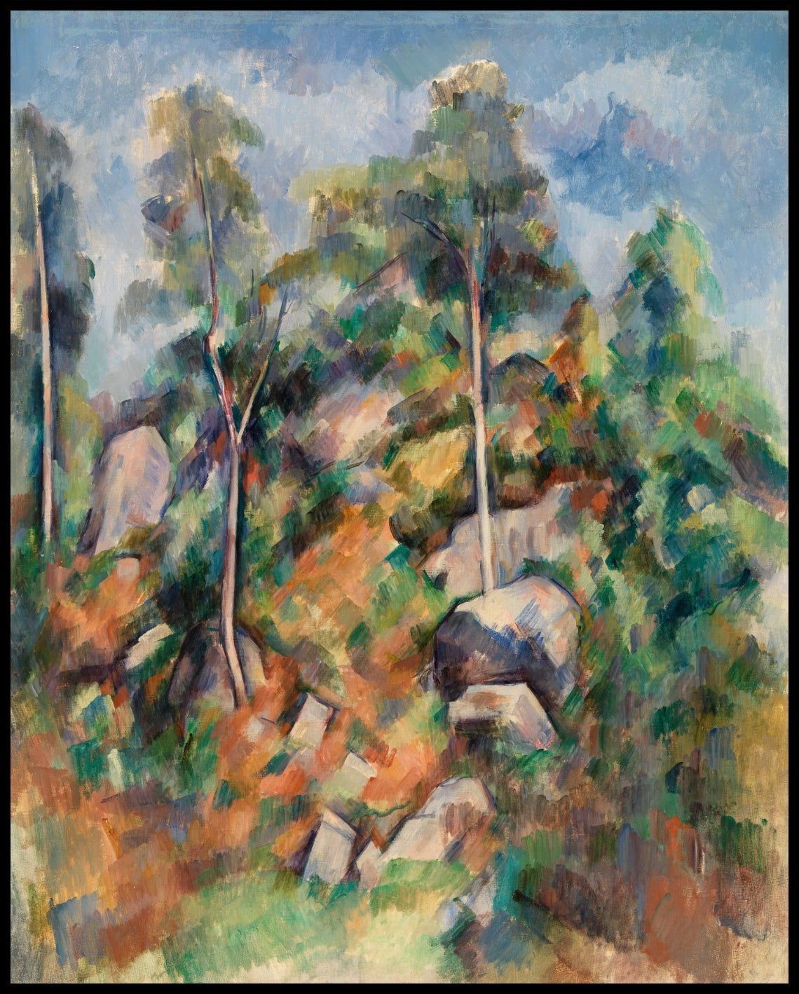 Rocks and trees