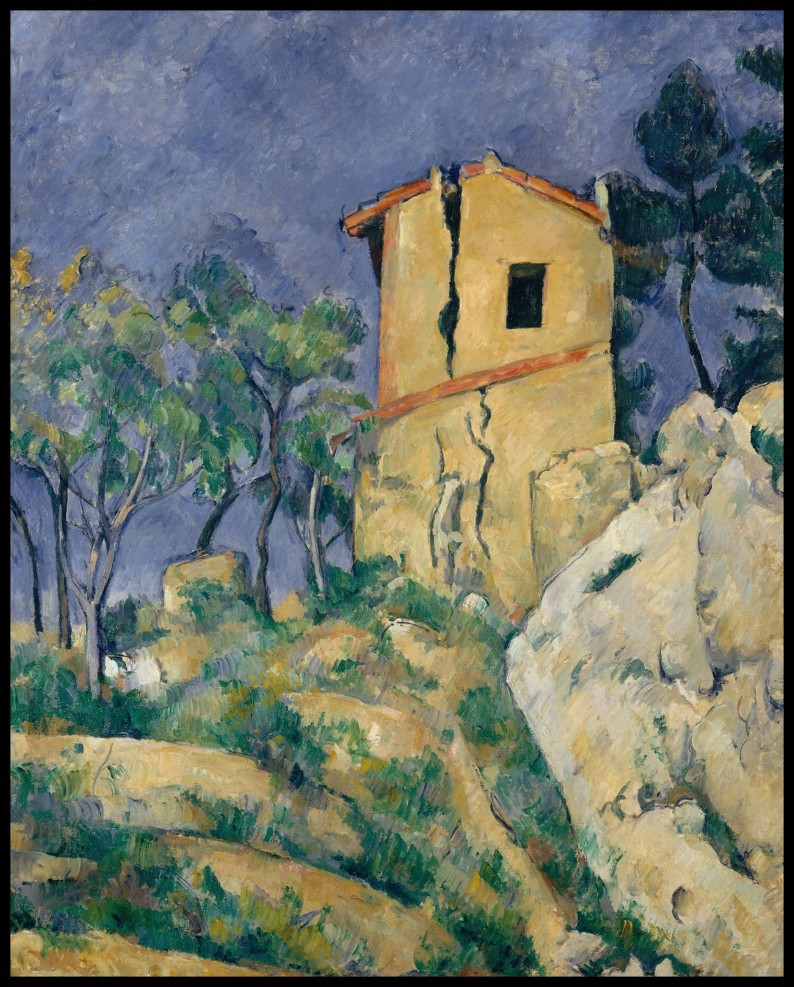 House with cracked walls
