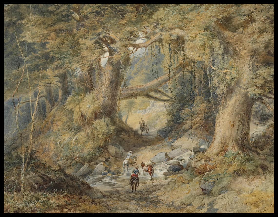 Crossing the Teremakau River