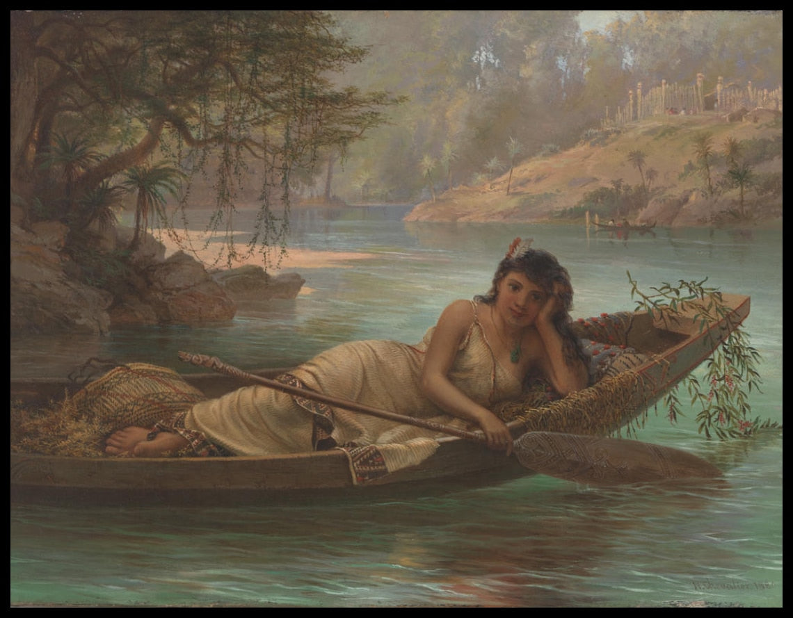 Hinemoa the Maori Girl