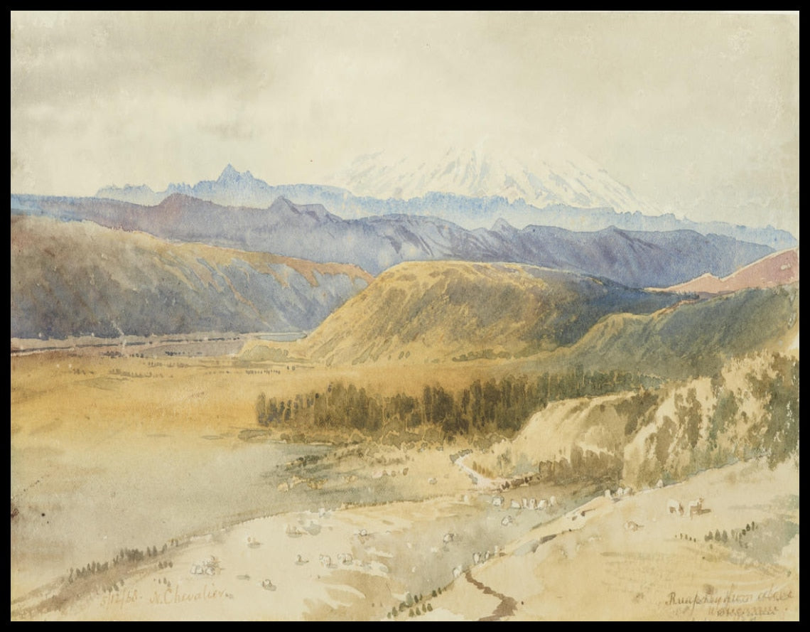 Ruapehu from above Wanganui