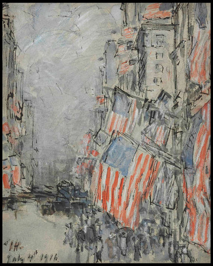 Flag Day, Fifth Avenue, July 4th 1916