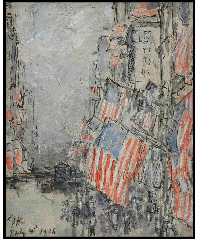 Flag Day, Fifth Avenue, July 4th 1916