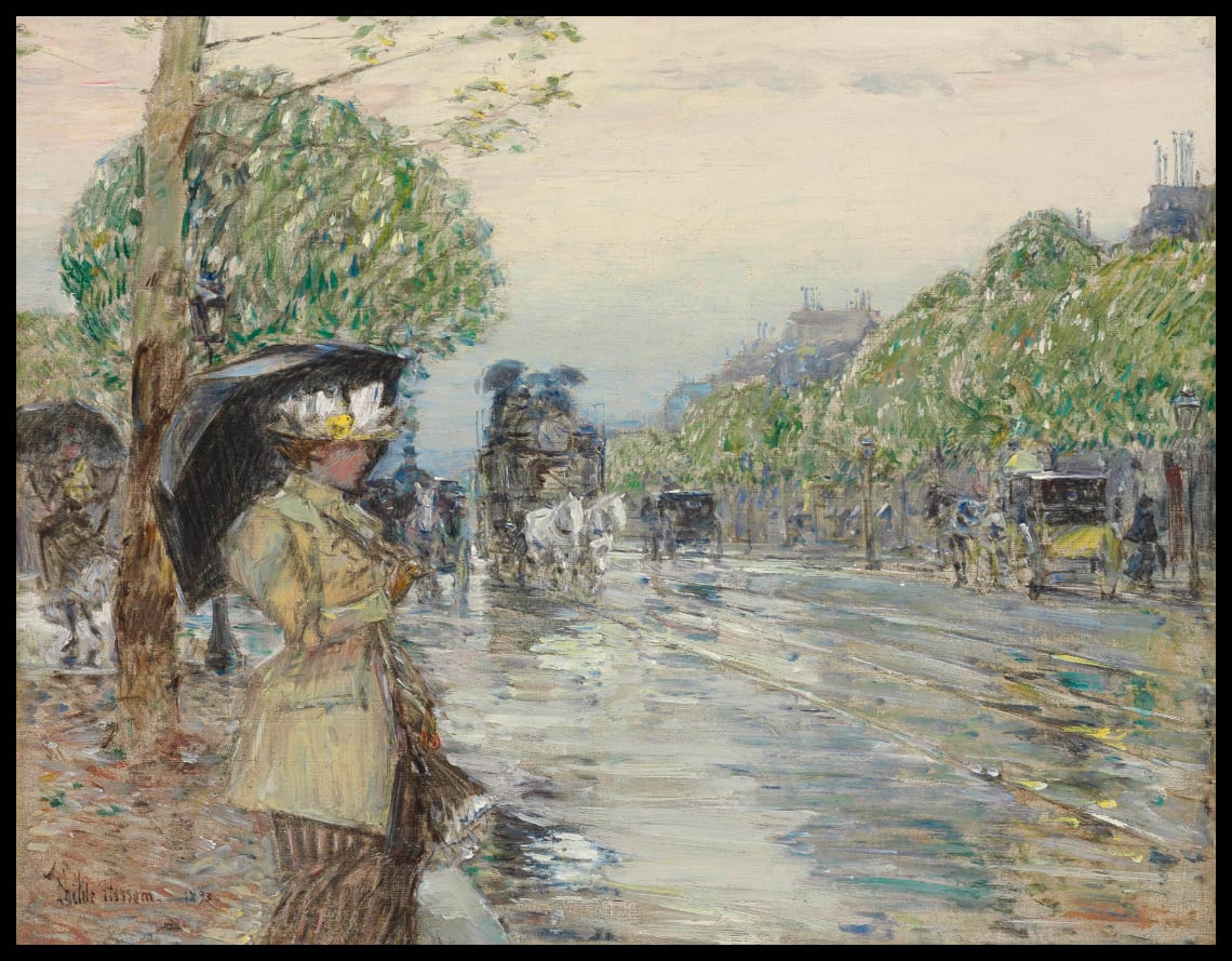 Rainy Day, On the Avenue