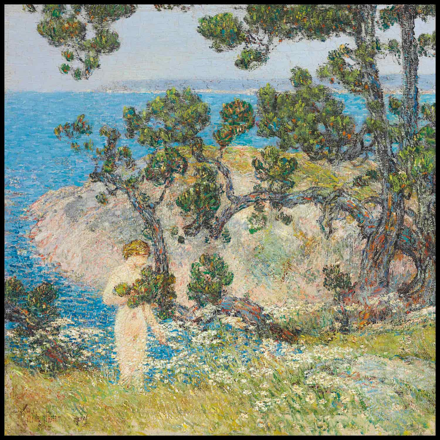 The Blue Sea and the Bather