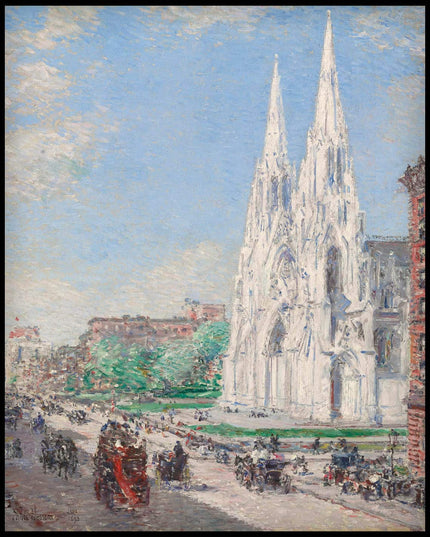 The Cathedral and Fifth Avenue in June