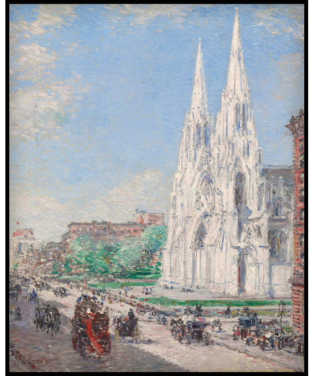 The Cathedral and Fifth Avenue in June