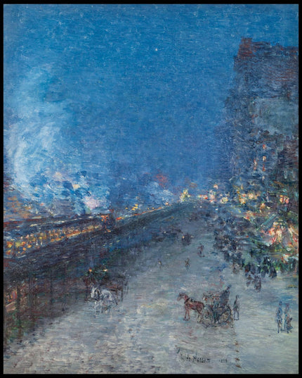 The El, New York (Sixth Avenue El-Nocturne)