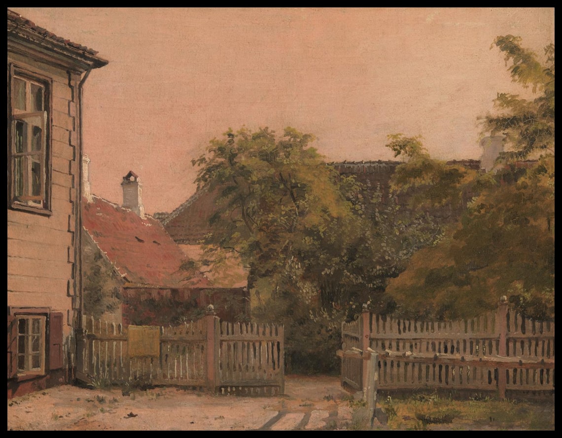 Un coin de la maison du père de l'artiste