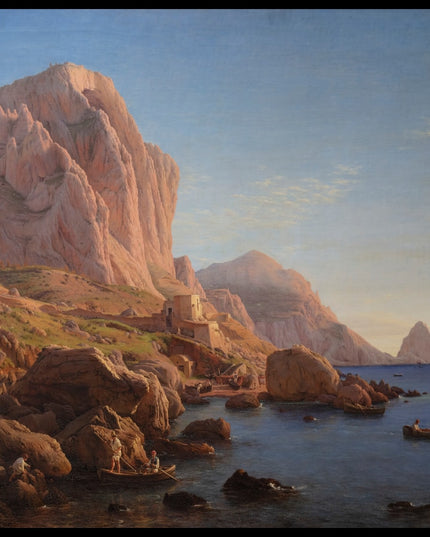 A Rocky Coast, Capri. After Sunrise