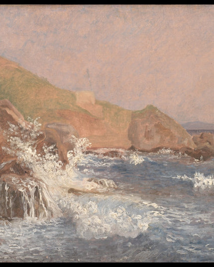 Rough Sea on a Rocky Coast, Capri