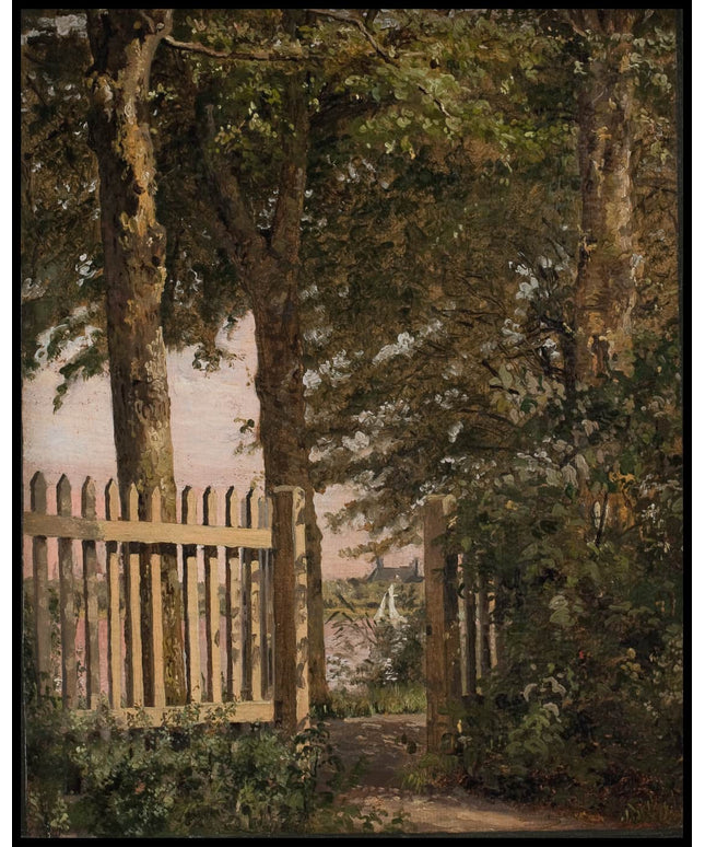 The Garden Gate of the Artist's Home at Blegdammen