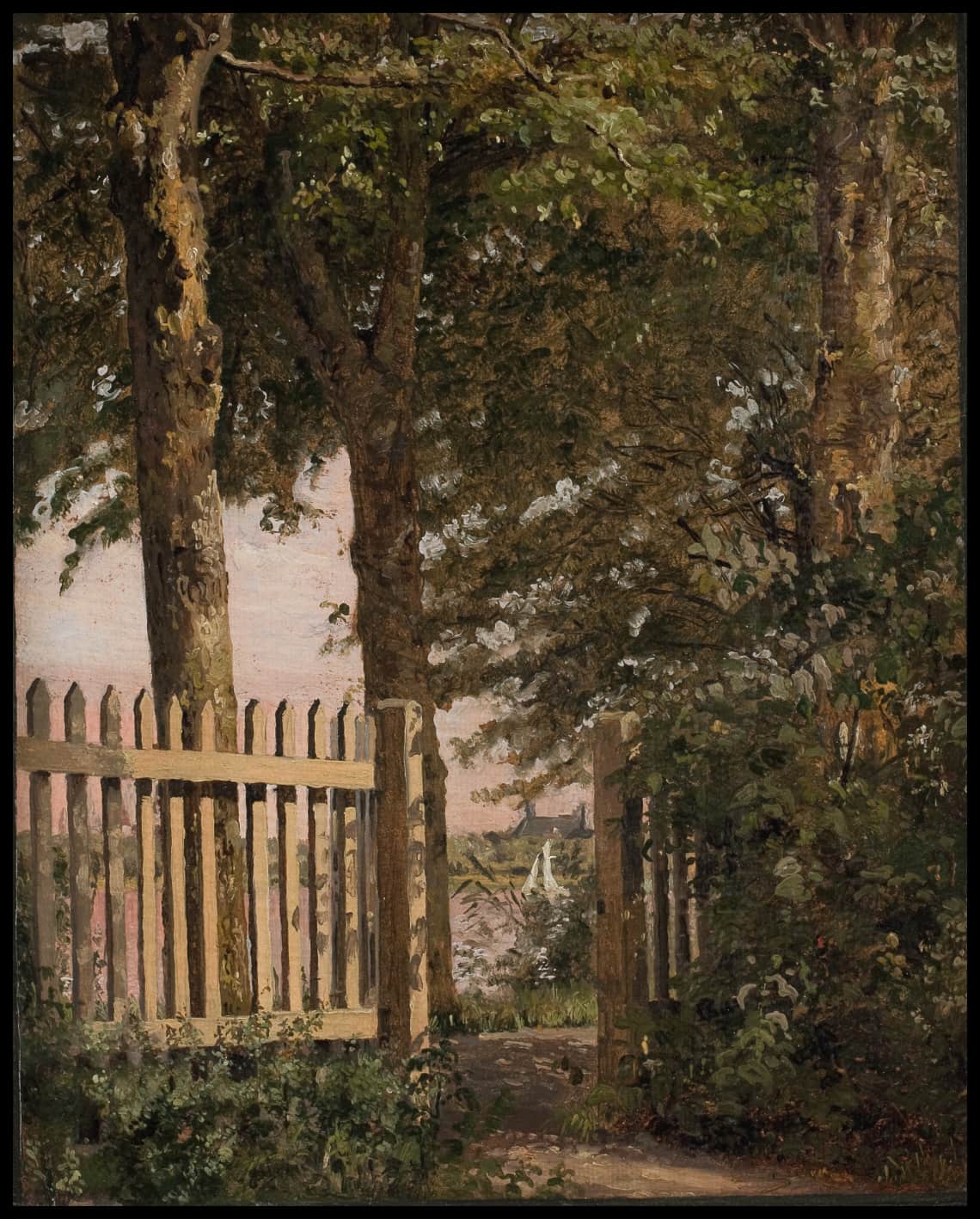 La porte du jardin de la maison de l'artiste à Blegdammen
