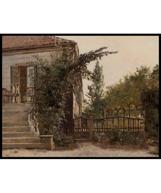 The Garden Steps Leading to the Artist's Studio on Blegdammen, Copenhagen