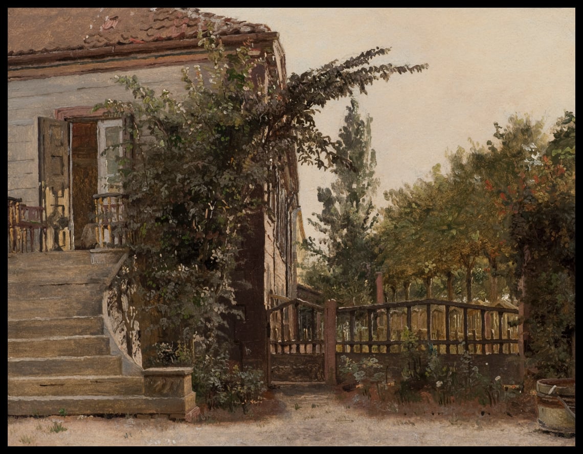 The Garden Steps Leading to the Artist's Studio on Blegdammen, Copenhagen