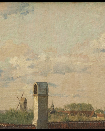 View from a Window in Toldbodvej Looking Towards the Citadel in Copenhagen