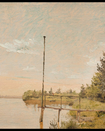View from Dosseringen near the Sortedam Lake Looking Towards Nørrebro. Study