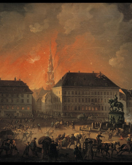 The Most Terrible Night. View of Kongens Nytorv in Copenhagen