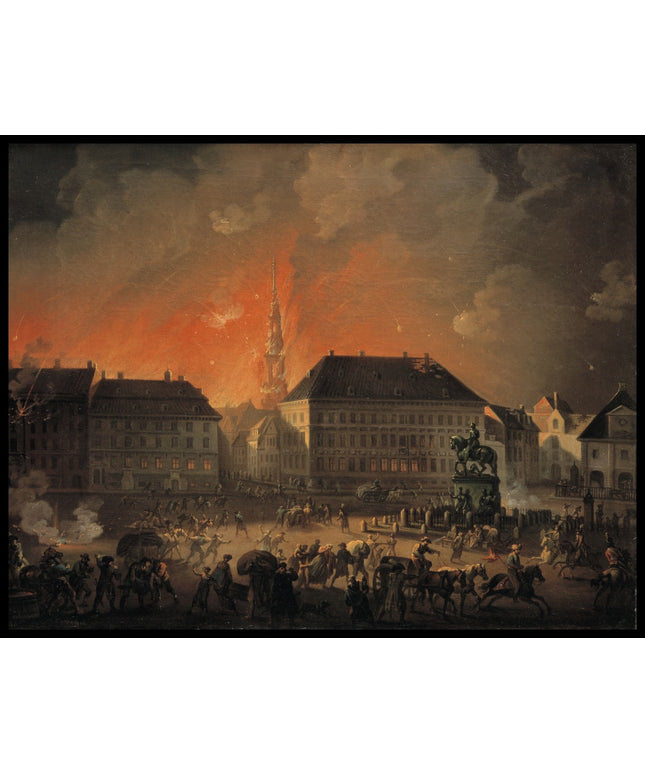 The Most Terrible Night. View of Kongens Nytorv in Copenhagen