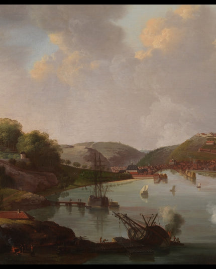 View over Frederikshald in Norway