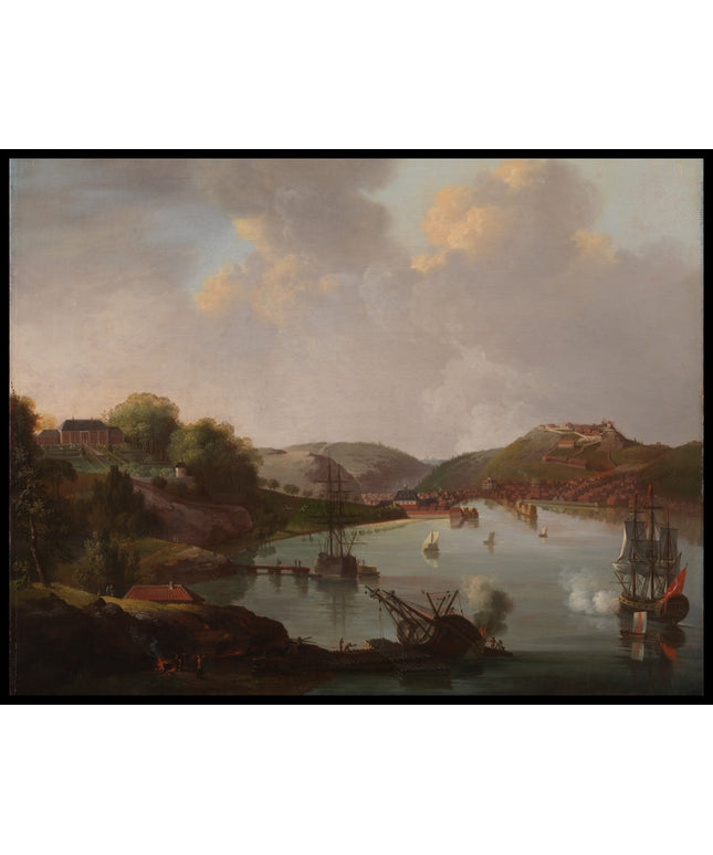 View over Frederikshald in Norway