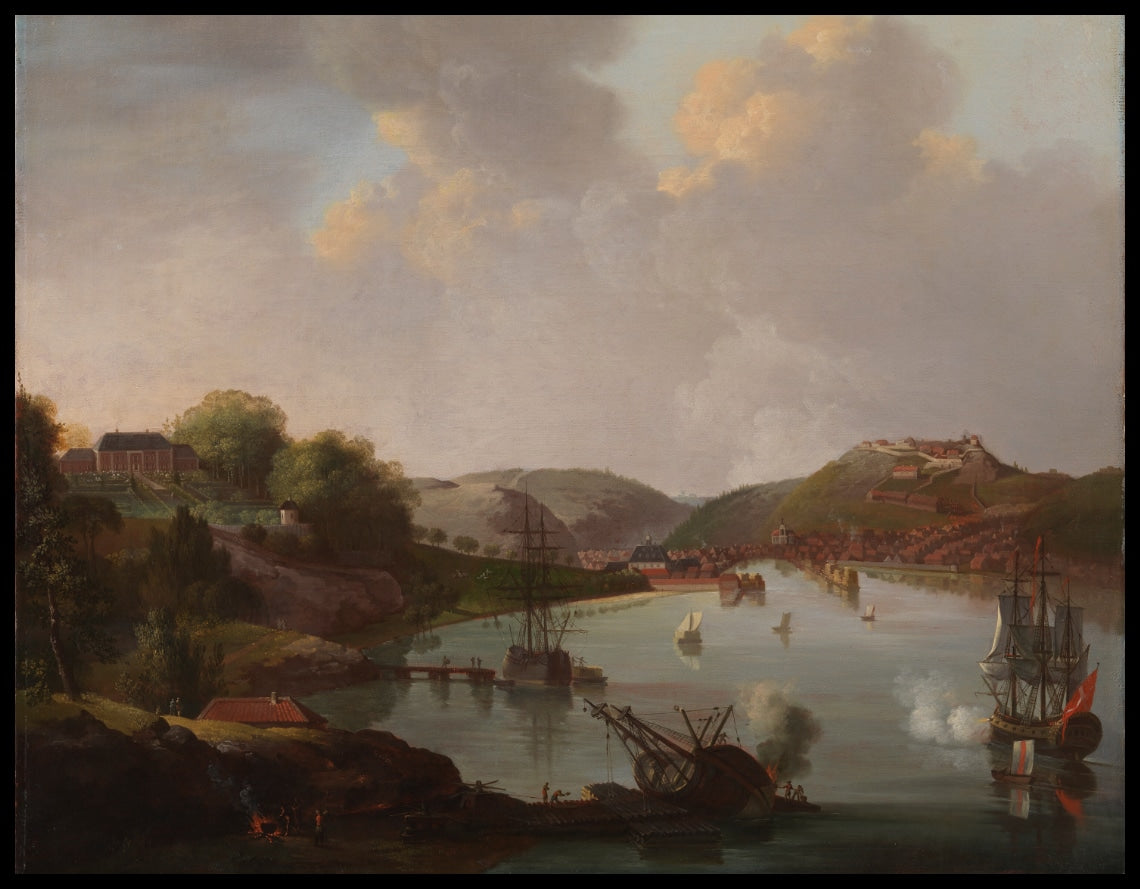View over Frederikshald in Norway