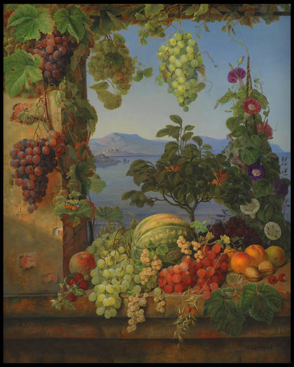 Fruits in an Italian landscape