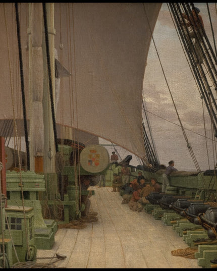 The Starboard Battery and the Deck of the Corvette Najaden