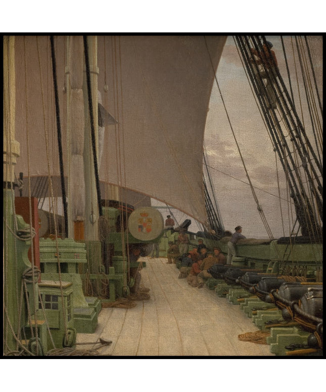 The Starboard Battery and the Deck of the Corvette Najaden