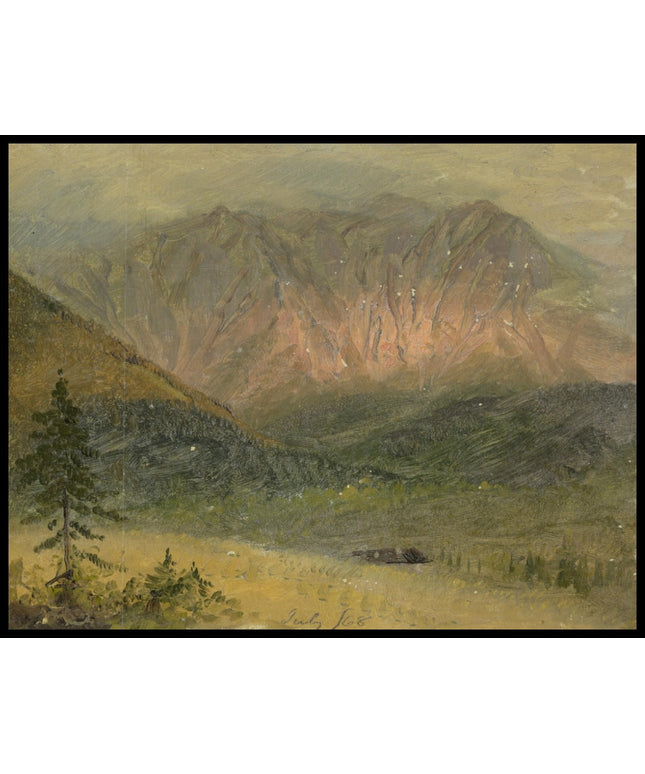 Alpine Study of a Sunset