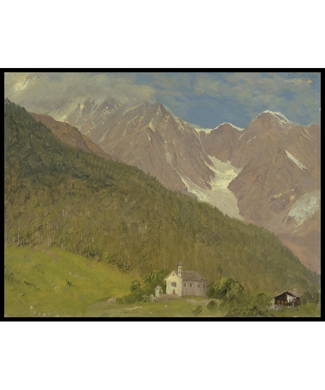 Alpine Landscape in Switzerland