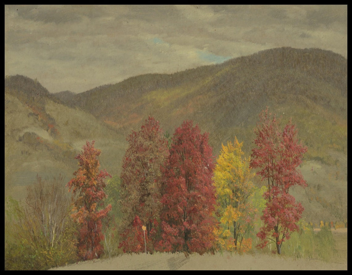 Paysage d'automne en Nouvelle-Angleterre