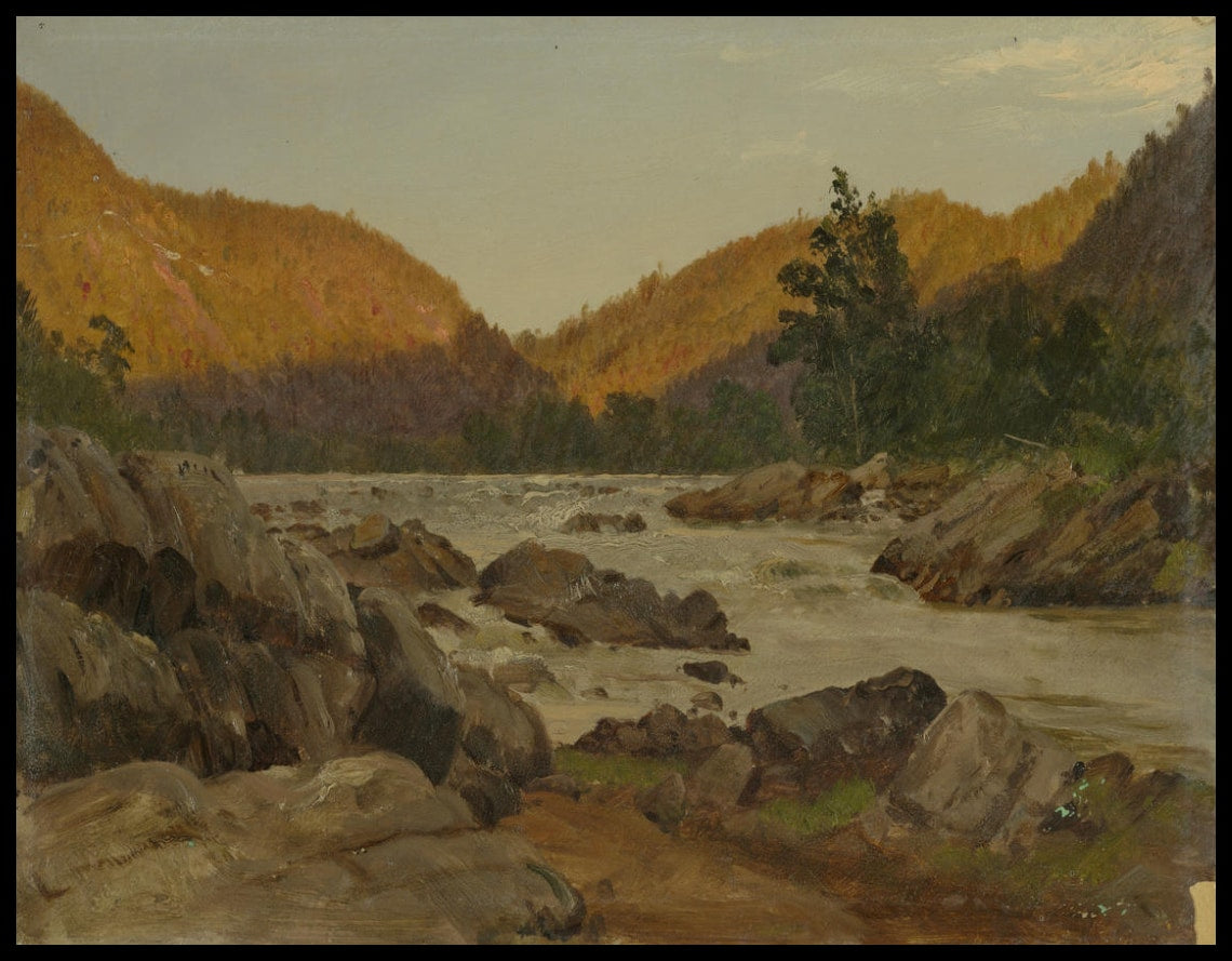 Paysage d'automne en Caroline du Nord