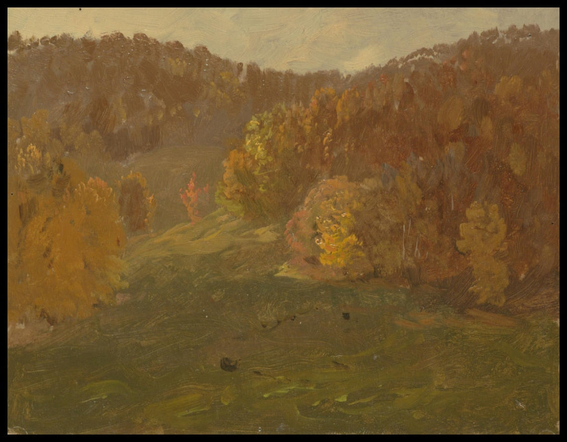 Paysage d'automne en Caroline du Nord