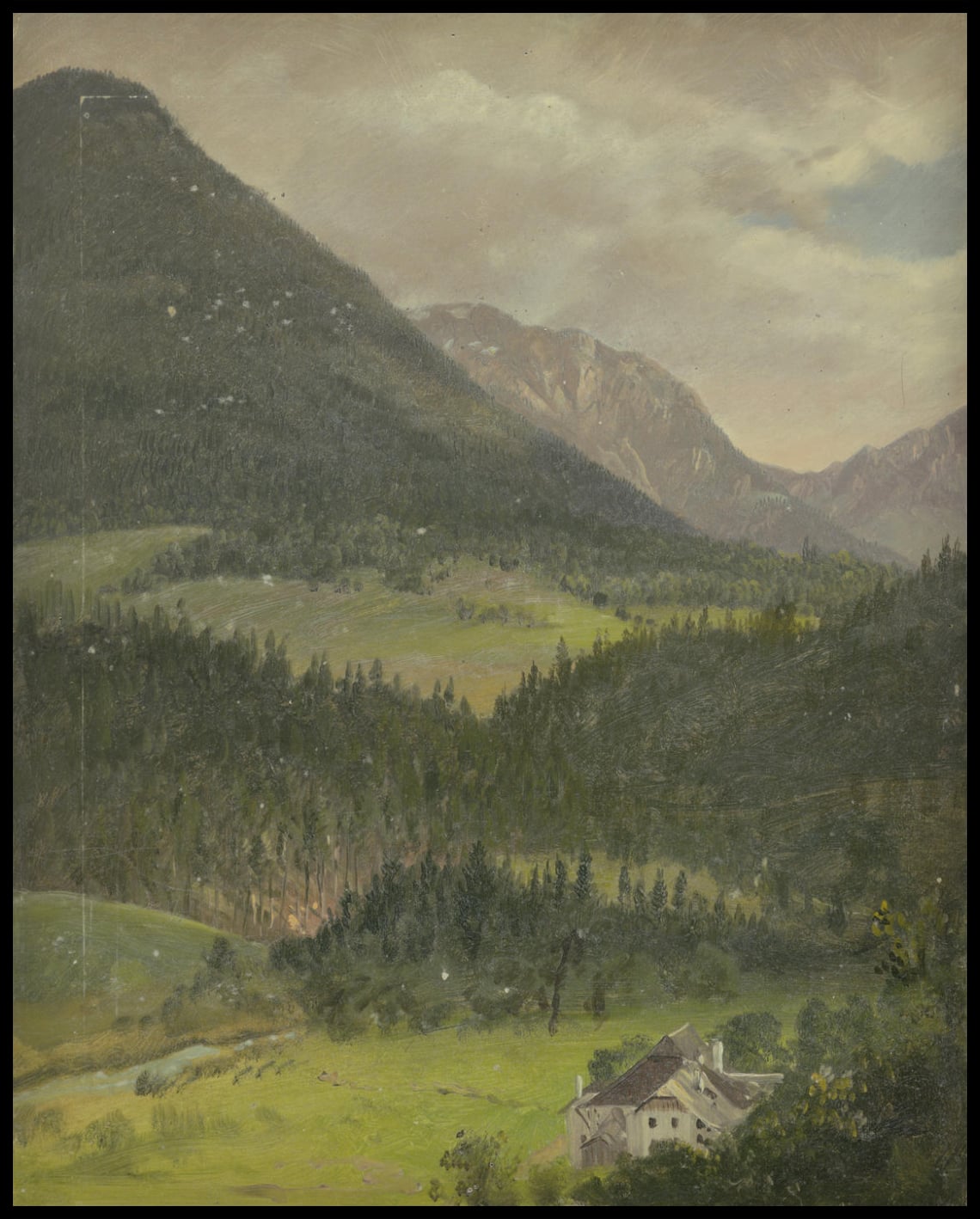 Paysage des Alpes bavaroises