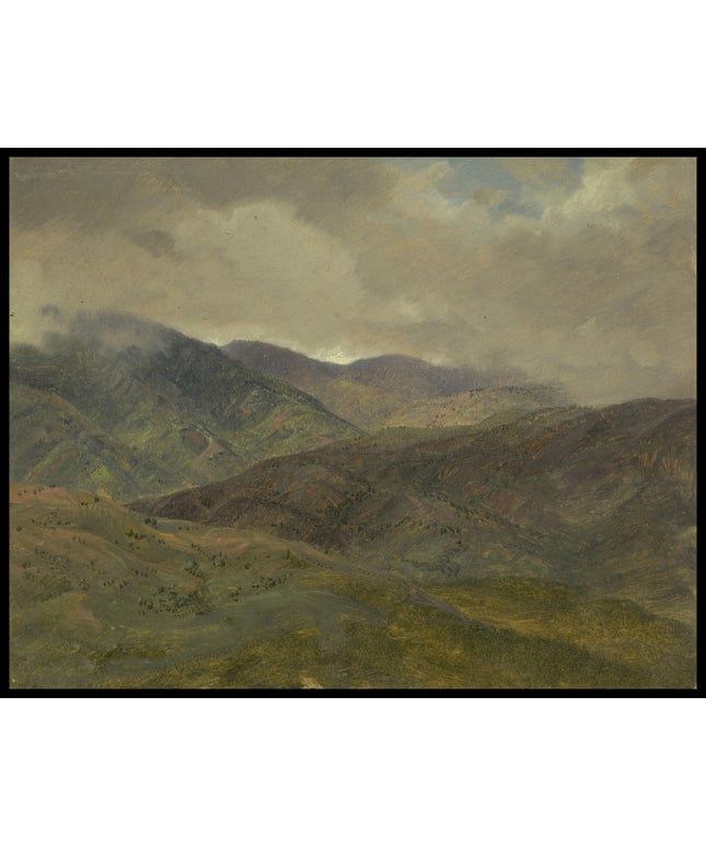 Blue Hills and Gray Clouds