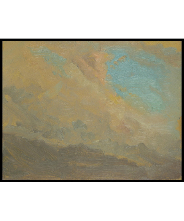 Cloudy Sky over Mountains