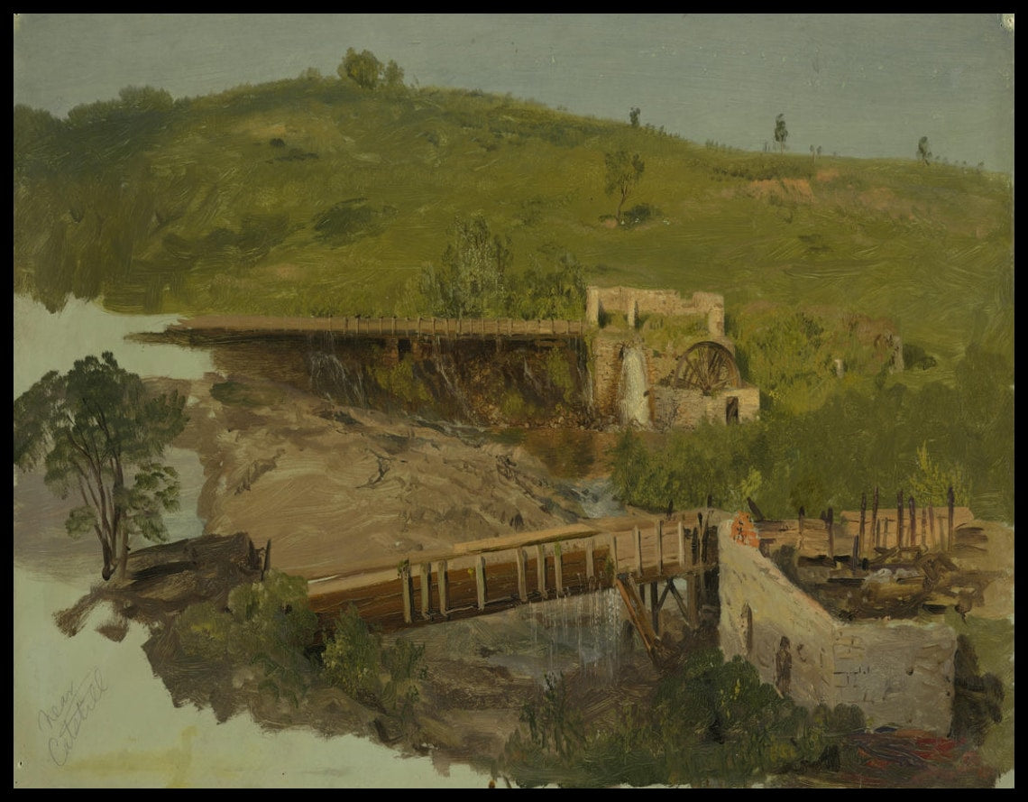 Viaducs et moulins en ruine