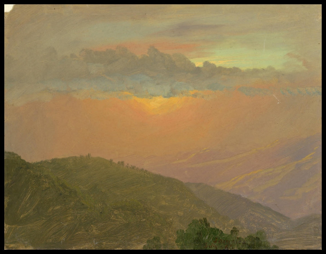 Hilltop at Sunset