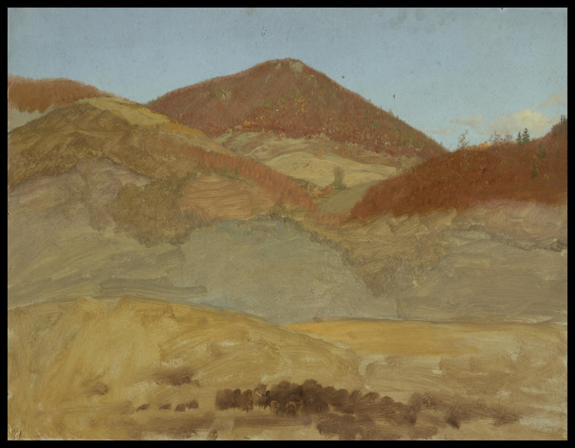 Paysage de colline Autumn