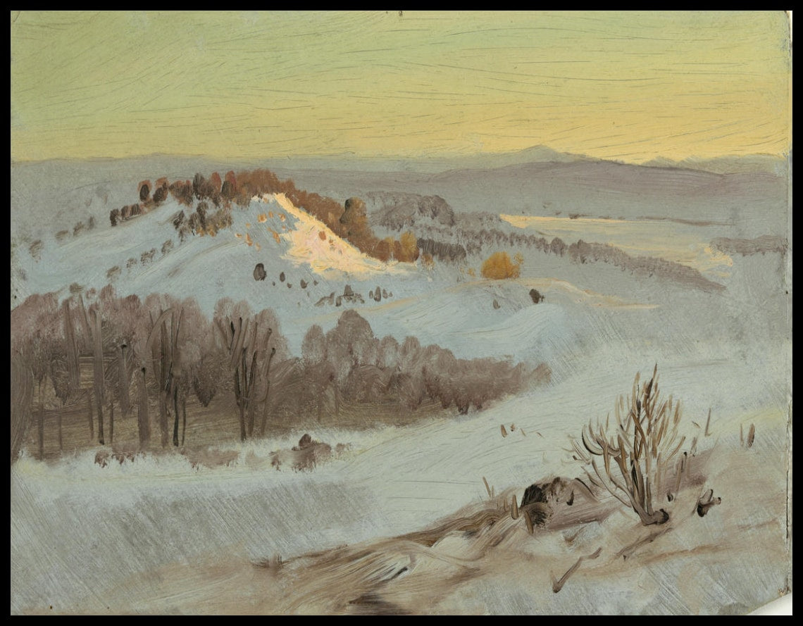 La vallée de l'Hudson en hiver