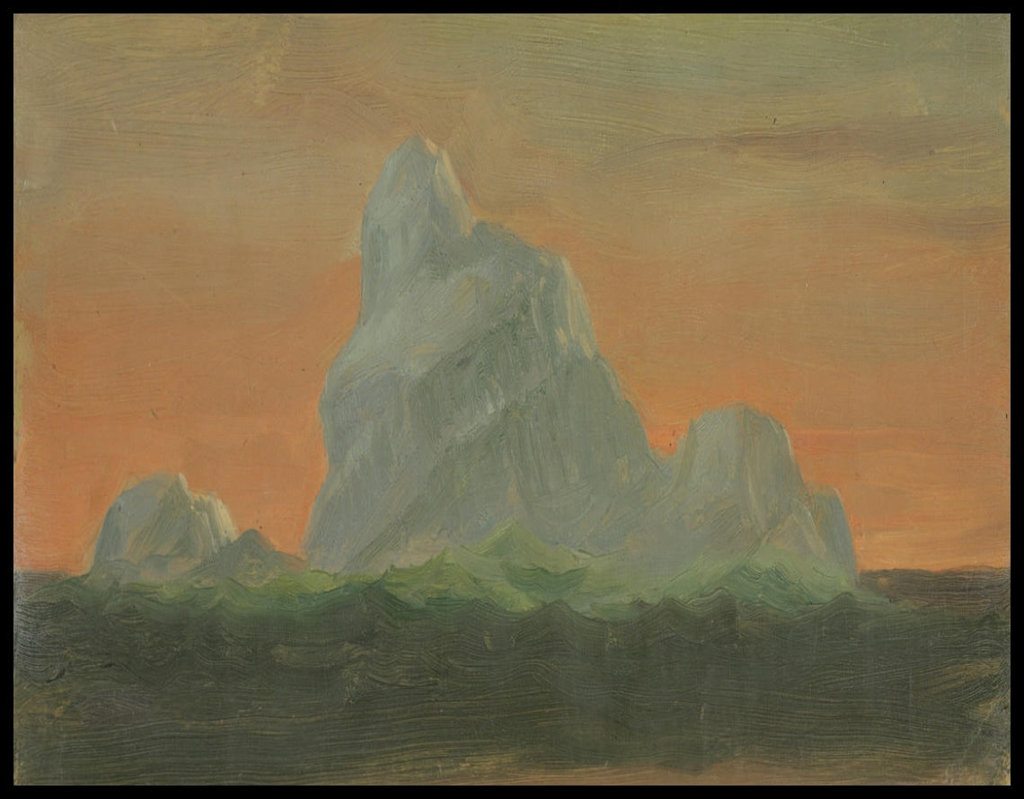Iceberg contre Evening Sky